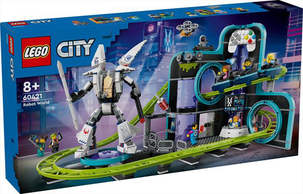 Immagine del prodotto LEGO - MY CITY Montagne russe di Robot World 60421
