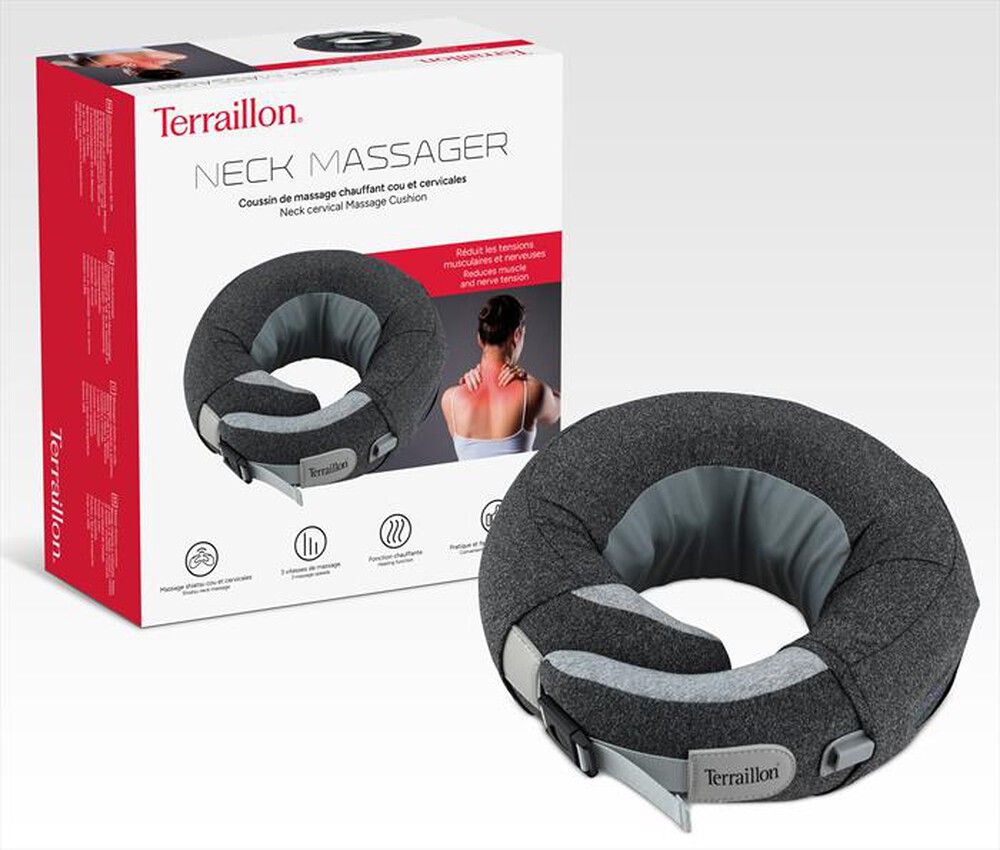 Immagine del prodotto TERRAILLON - Massaggiatore per il collo riscaldato-Grigio