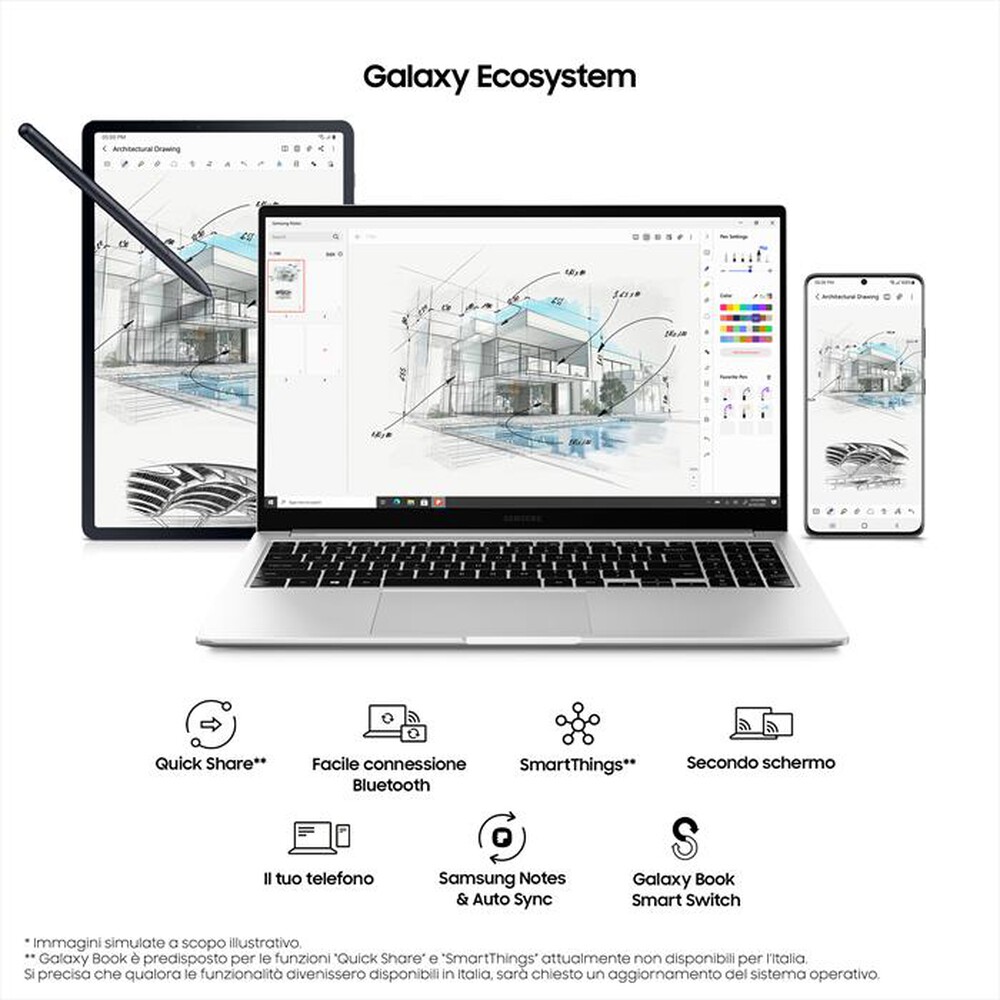 "SAMSUNG - GALAXY BOOK-Mystic Silver"