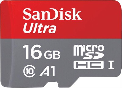 SANDISK - MicroSD Ultra 16GB A1 - 
