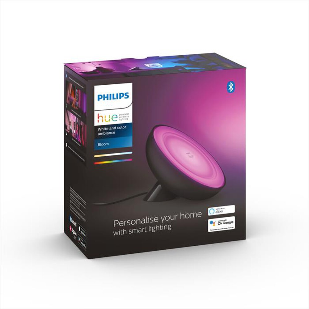 "PHILIPS - HUE BLOOM LAMPADA WIRELESS WHI-Nero"
