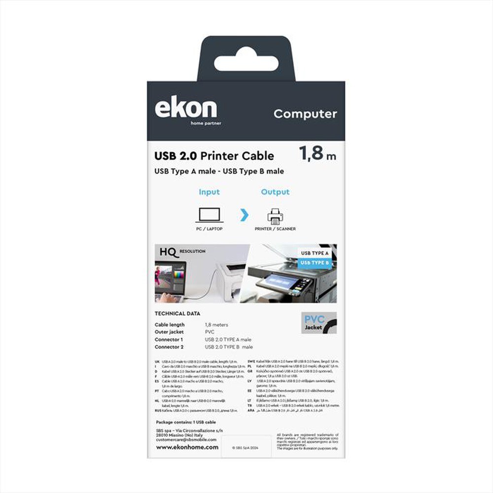 Immagine del prodotto EKON - ECITUSB18ABMMK