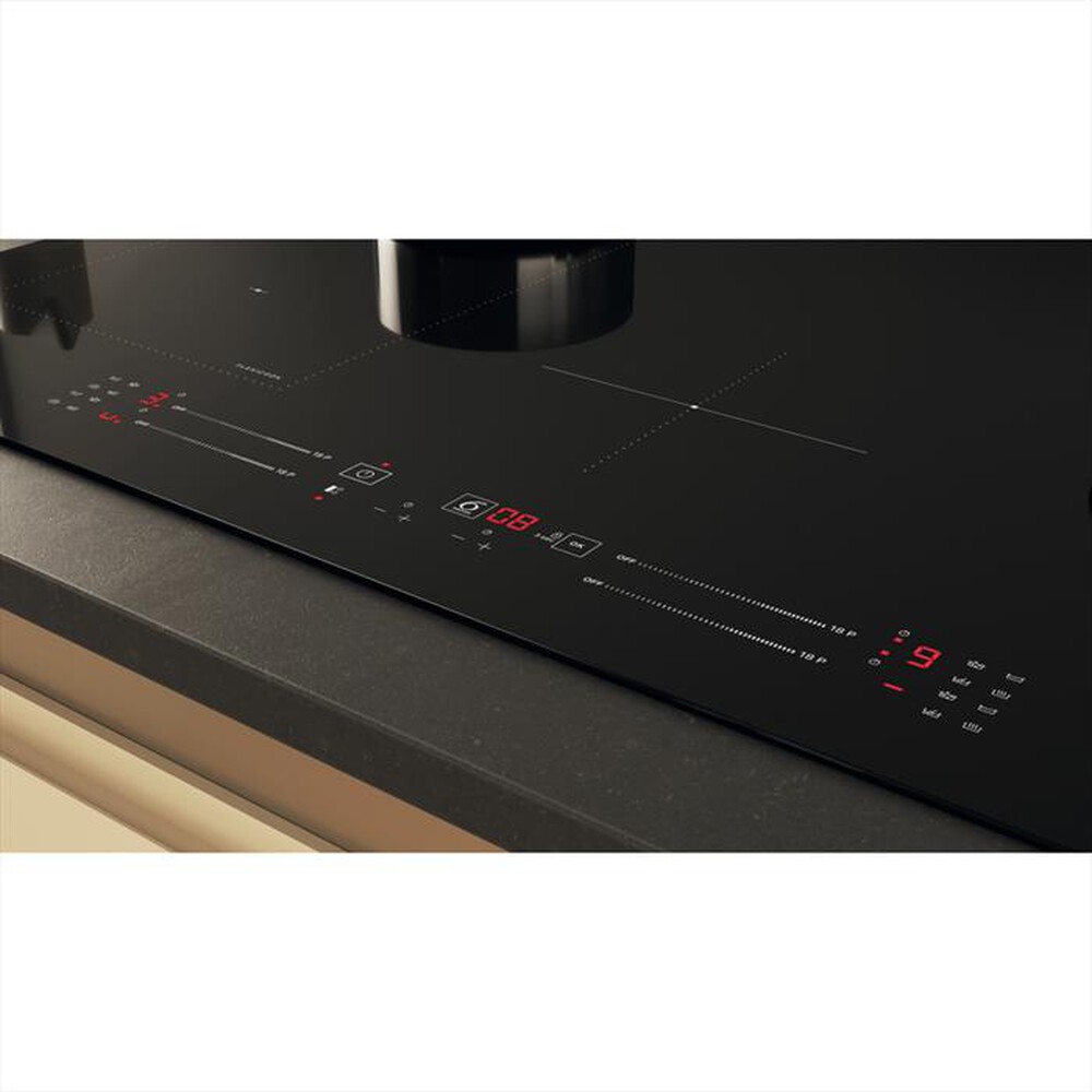 "WHIRLPOOL - Piano induzione CLEANPROTECT WL S2177 CPNE 77 cm-Nero"