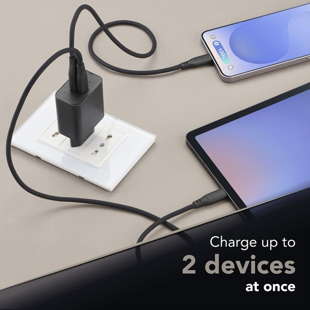 Immagine del prodotto CELLULARLINE - DUAL SUPER FAST CHARGER 45W-Nero