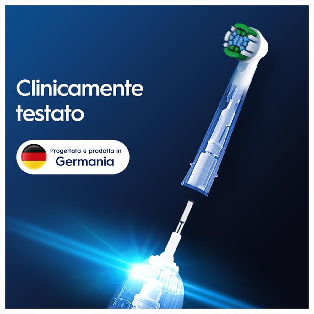 "ORAL-B - TESTINE PRO PRECISE CLEAN 3 PEZZI-BIANCO"