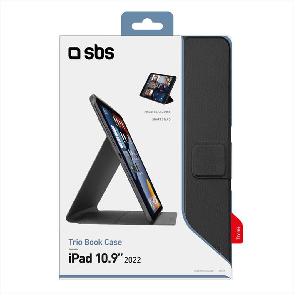 "SBS - Cover TABKPROIPAD22K-Nero"