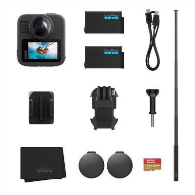 GoPro - MAX2 ACCESSORY BUNDLE-Nero