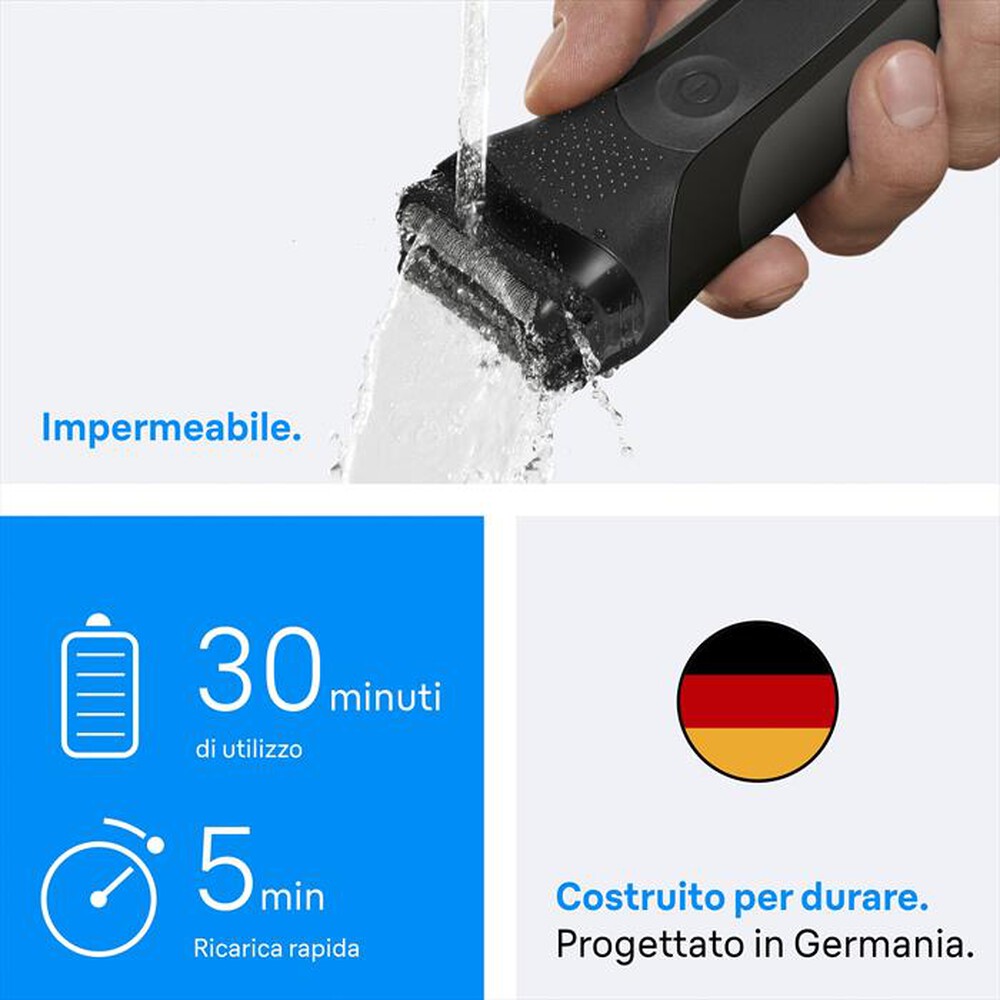 Immagine del prodotto BRAUN - Rasoio SHAVER 300-Grigio