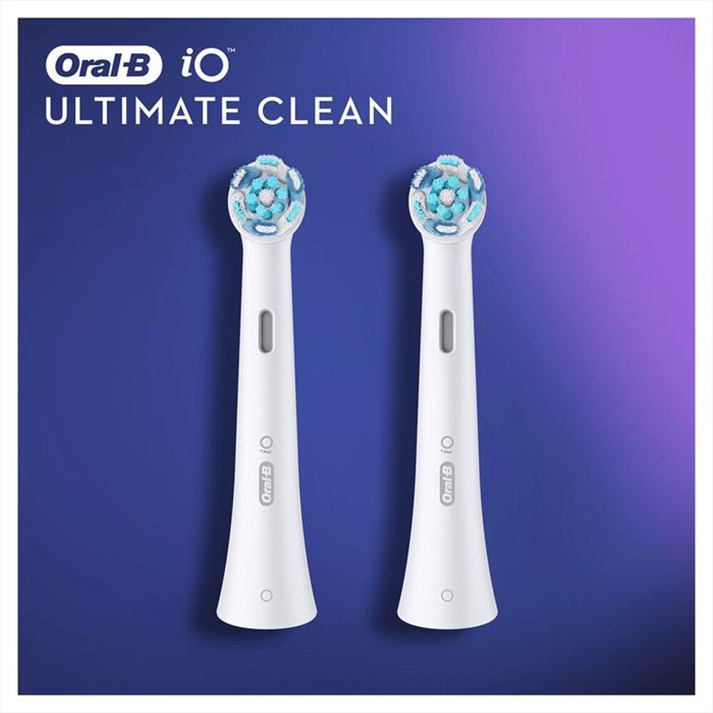 "ORAL-B - Testine IO Ultimate Clean, 2 pezzi-Bianco"