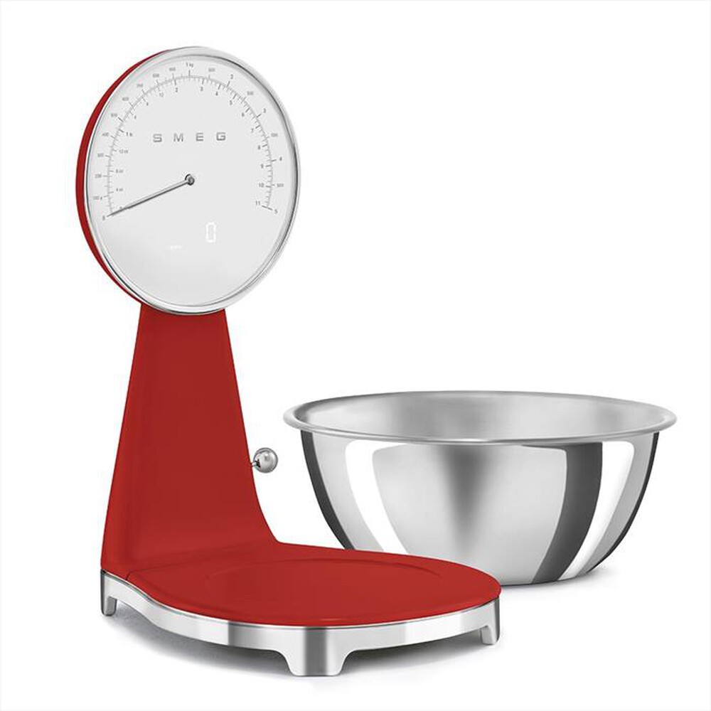 "SMEG - Bilancia da cucina KSF01RDWW-Rosso"