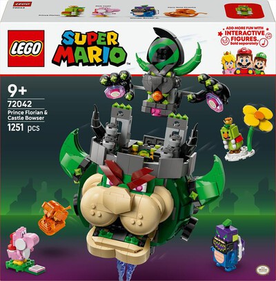 LEGO - 72042 PRINCIPE FLORIAN E BOWSER CASTELLO-,