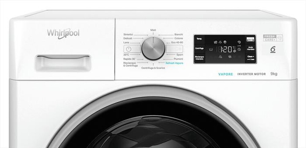 "WHIRLPOOL - Lavatrice FFB R849 BSV IT 9 Kg Classe A-Bianco"