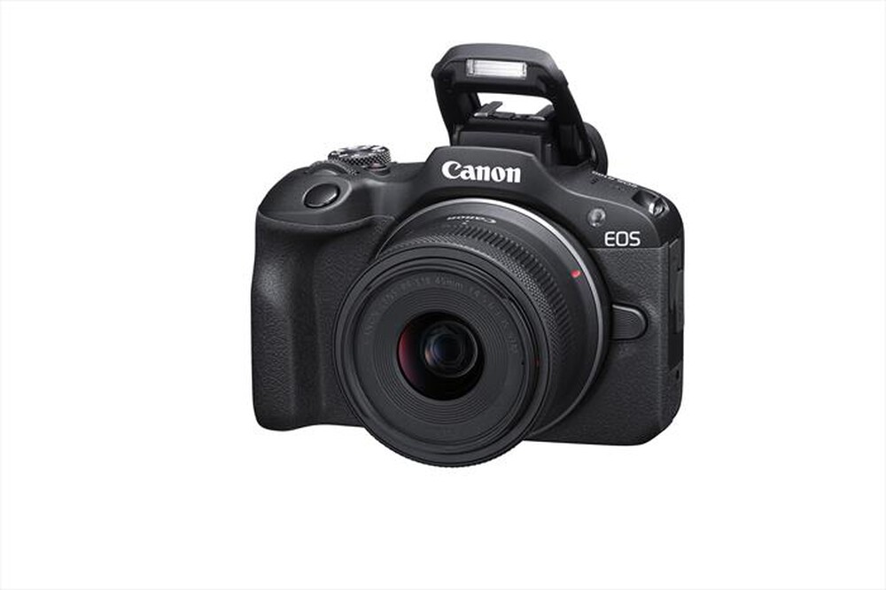 "CANON - Fotocamera mirrorless EOS R100+RF-S 18–45MM IS STM-Black"