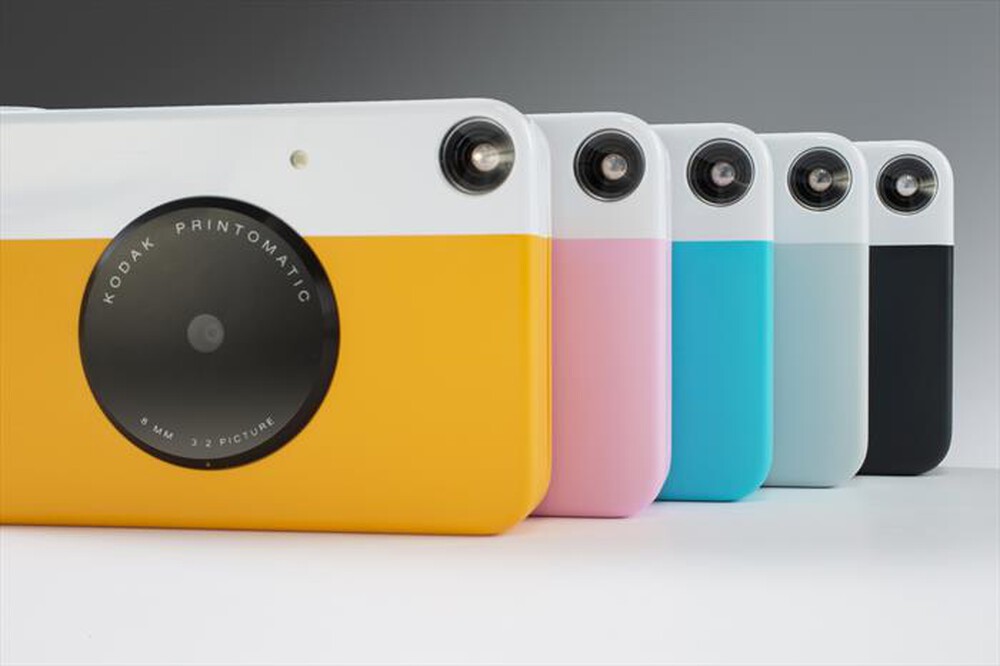 "KODAK - Fotocamera compatta PRINTOMATIC-Blu"