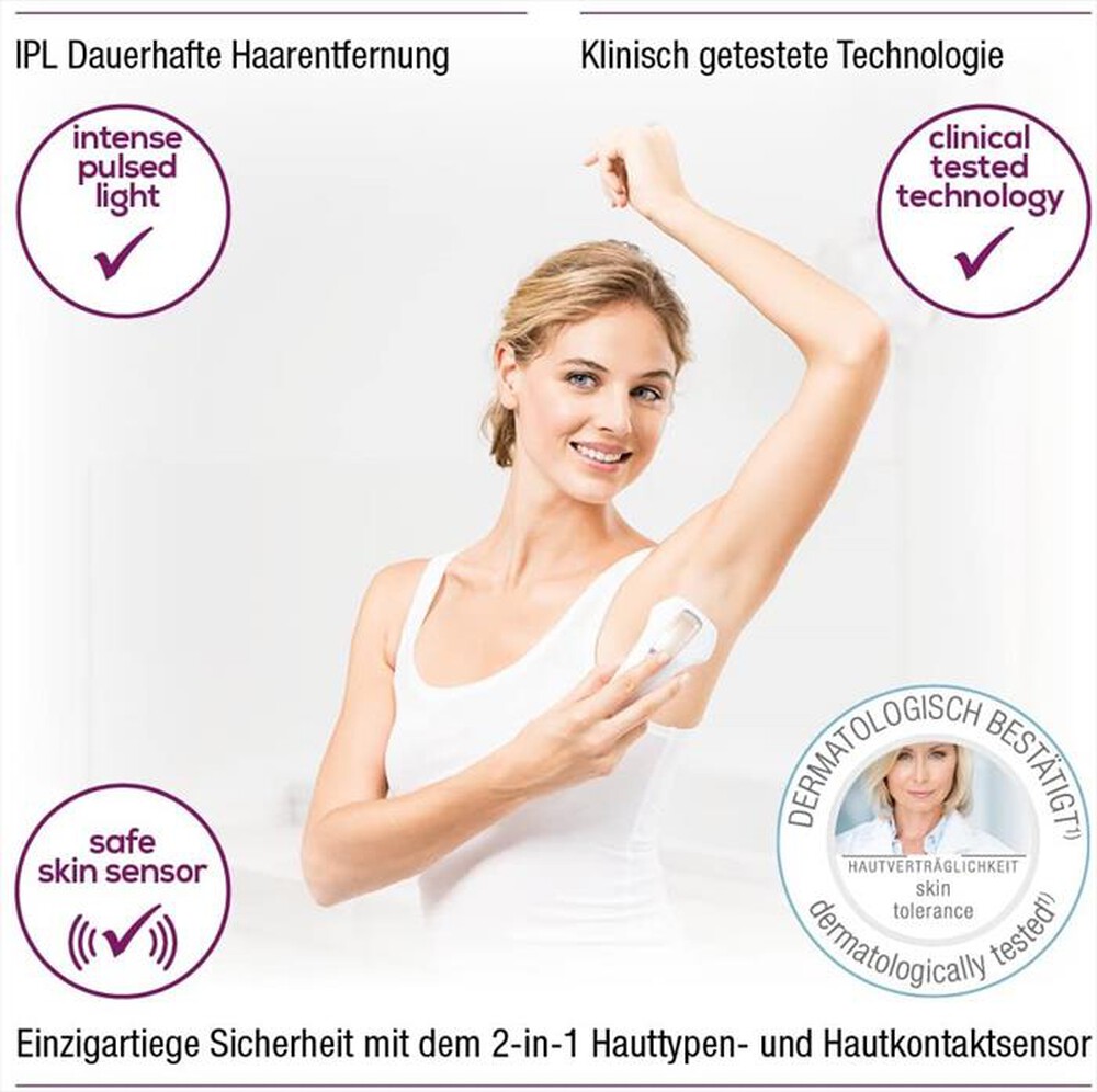 "BEURER - IPL 5500 PURE SKIN PRO epilatore a luce pulsata-Bianco"