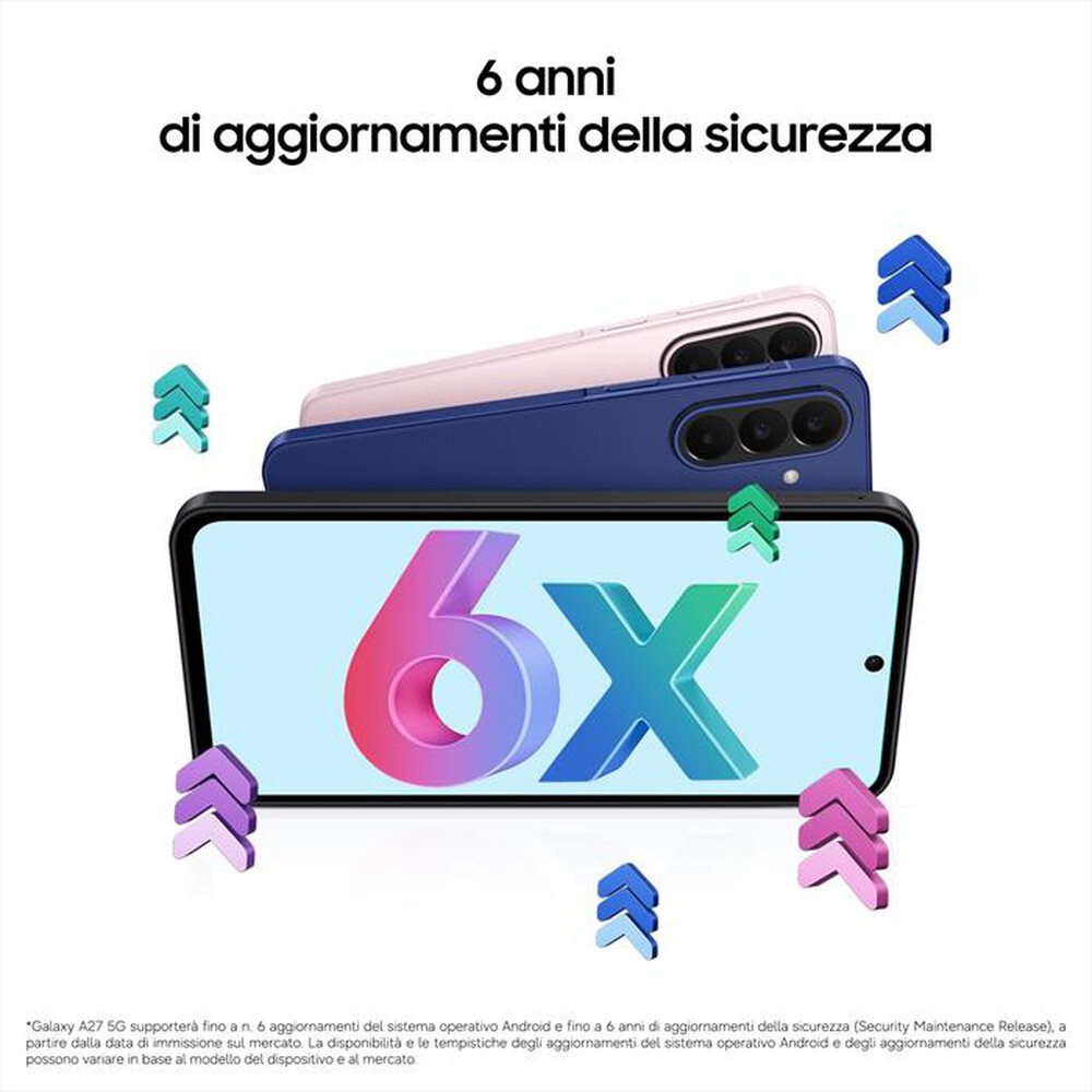 Immagine del prodotto SAMSUNG - Smartphone GALAXY A27 5G (6GB+128GB)-Light Pink