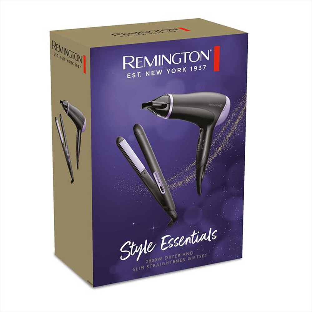 "REMINGTON - Asciugacapelli D3016GP-nero/viola"