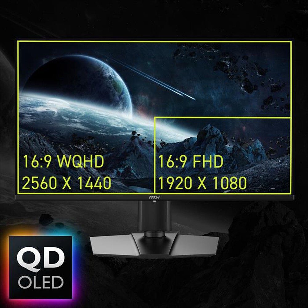 Immagine del prodotto MSI - Monitor LED 26,5" MAG 274QP QD-OLED X24-Nero