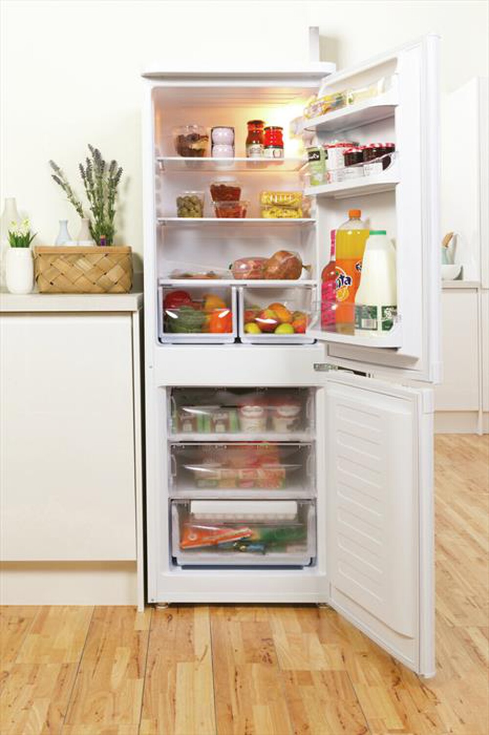 "INDESIT - Frigorifero combinato NCAA 55  228lt-Bianco"