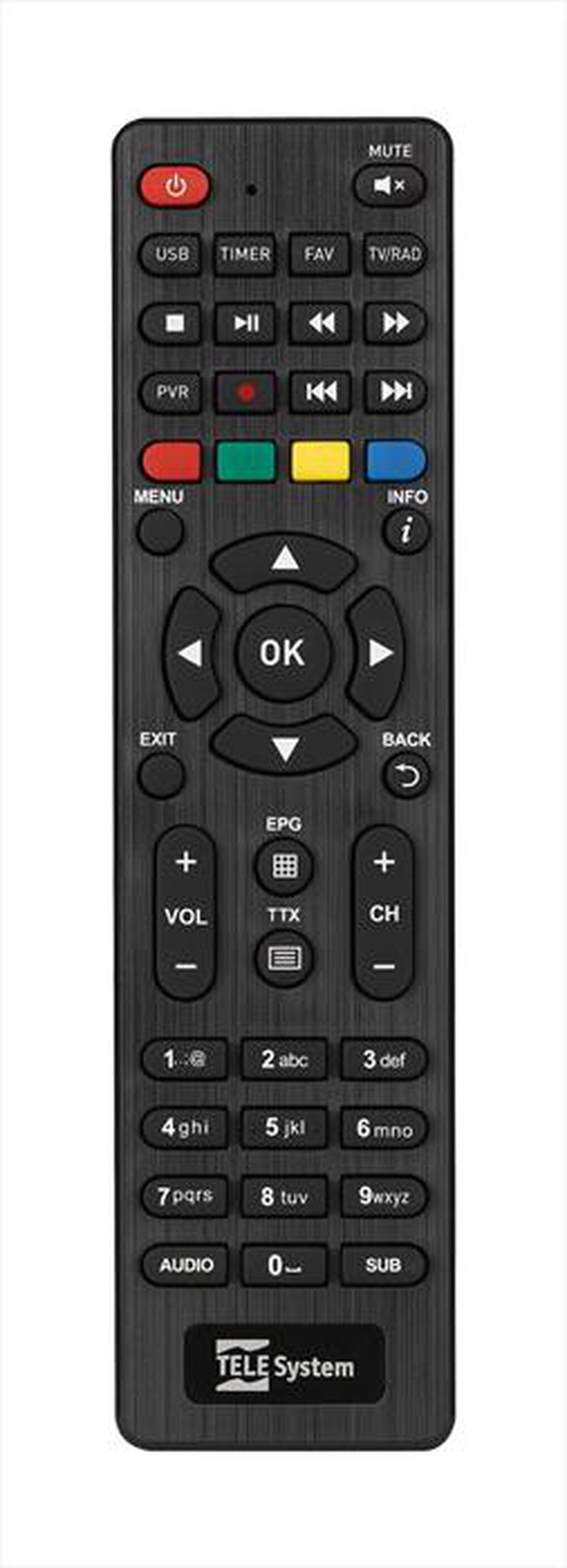 "TELESYSTEM - TS6822 TWIN DVB-T2 HEVC 10 BIT-Black"