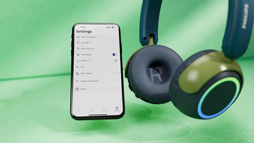 Immagine del prodotto PHILIPS - Cuffie wireless on-ear per bambini TAK4200CT/00-Ottanio cristallizzato