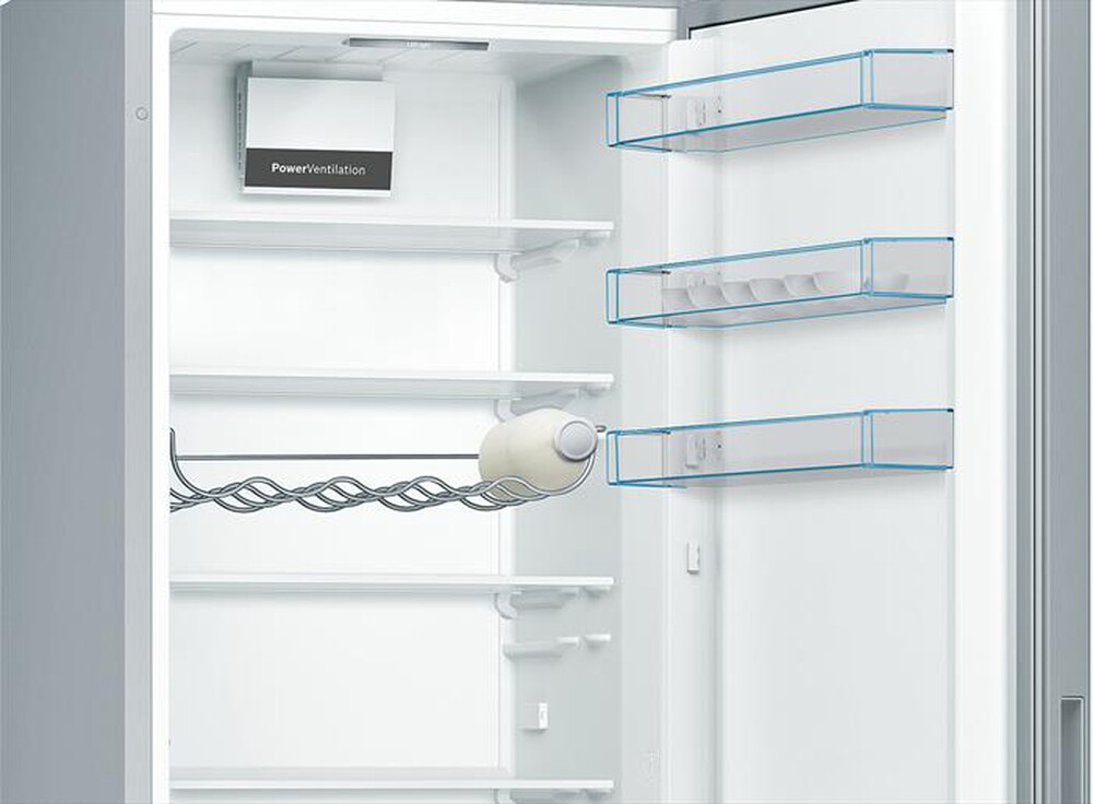 "BOSCH - Frigorifero combinato KGV39VLEAS Classe E-Metal look"