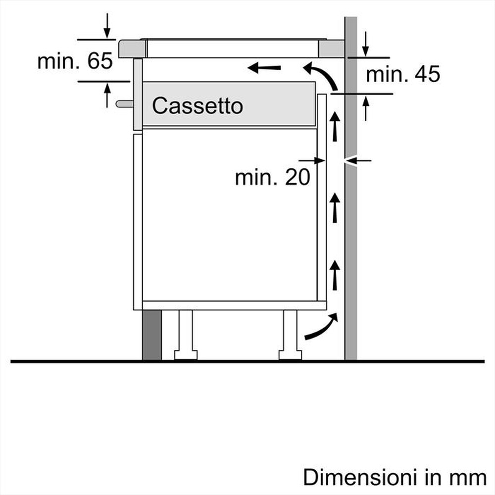 "BOSCH - Piano cottura induzione PUE611BB5E 0 fuochi 59,2cm-Nero"