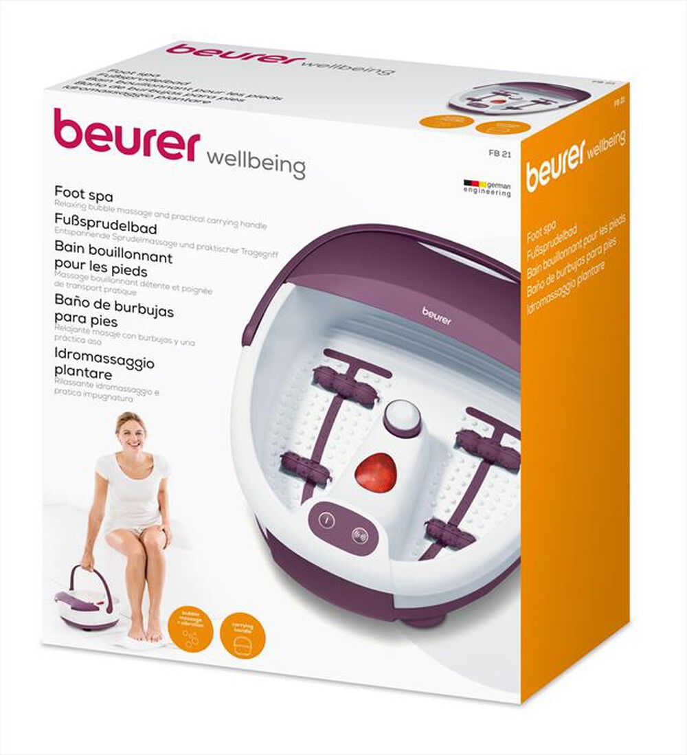 Immagine del prodotto BEURER - Pediluvio FB 21-Viola/Bianco
