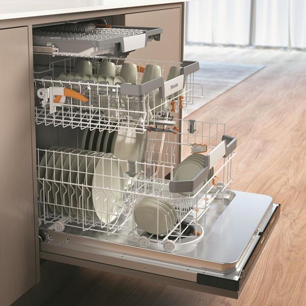 "MIELE - Lavastoviglie G 7650 SCVI AUTODOS Classe A 14 cop.-Nero Ossidiana"