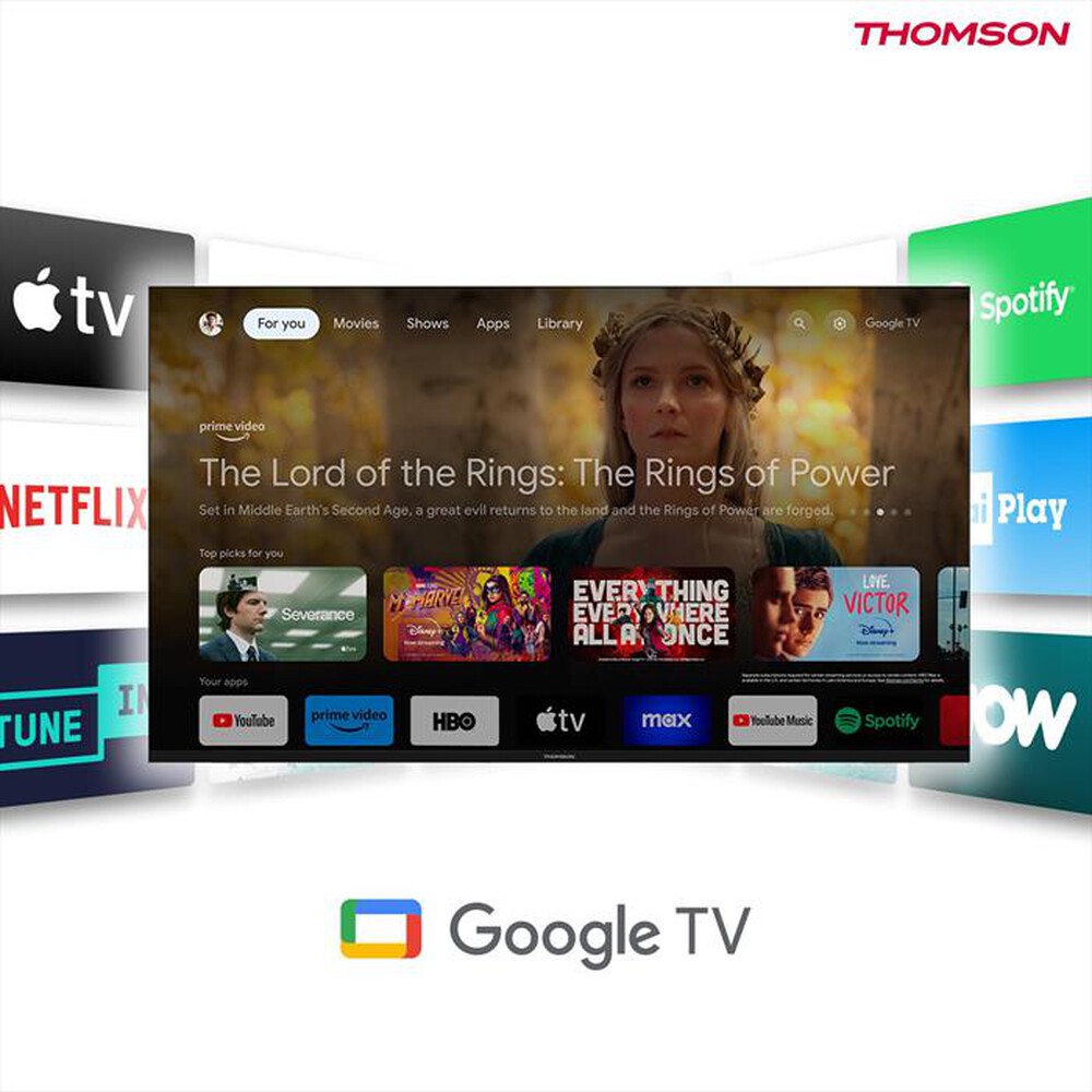 Immagine del prodotto THOMSON - STREAMING STICK UHD TELECOMANDO PORTATILE 140G-nero