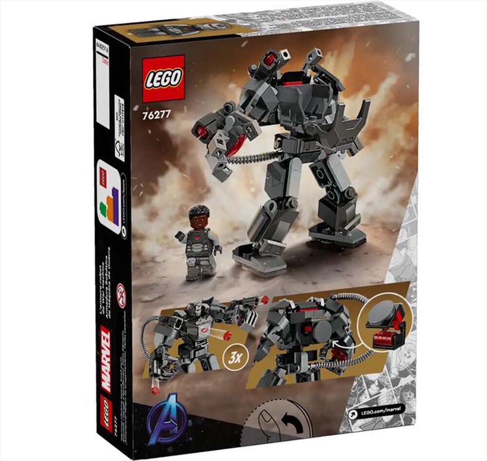 "LEGO - MARVEL Mech di War Machine - 76277-Multicolore"