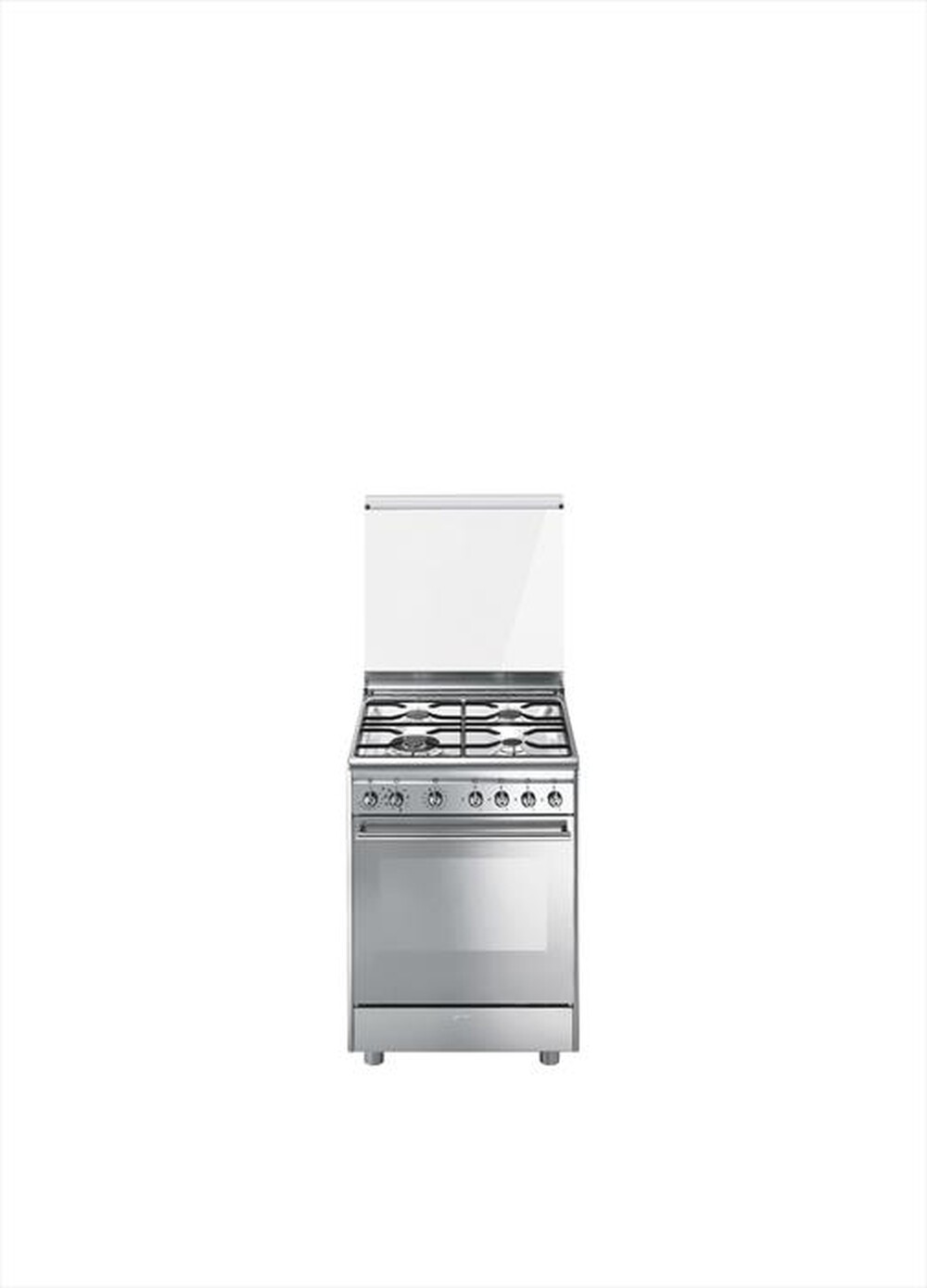 "SMEG - Cucina a gas CX68MDS8 Classe A-Inox"