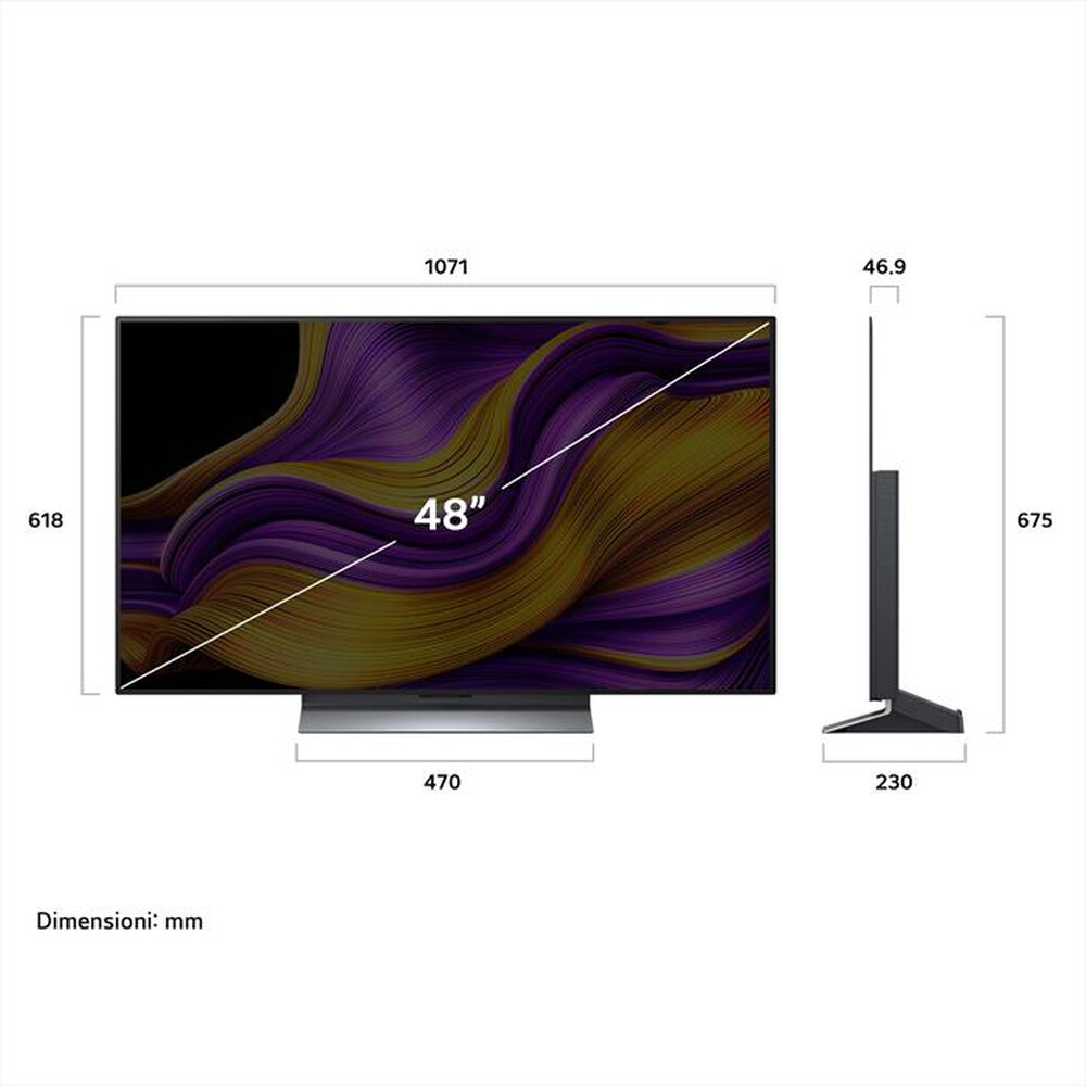 Immagine del prodotto LG - Smart TV OLED evo AI UHD 4K 48" OLED48G56LS-Silver