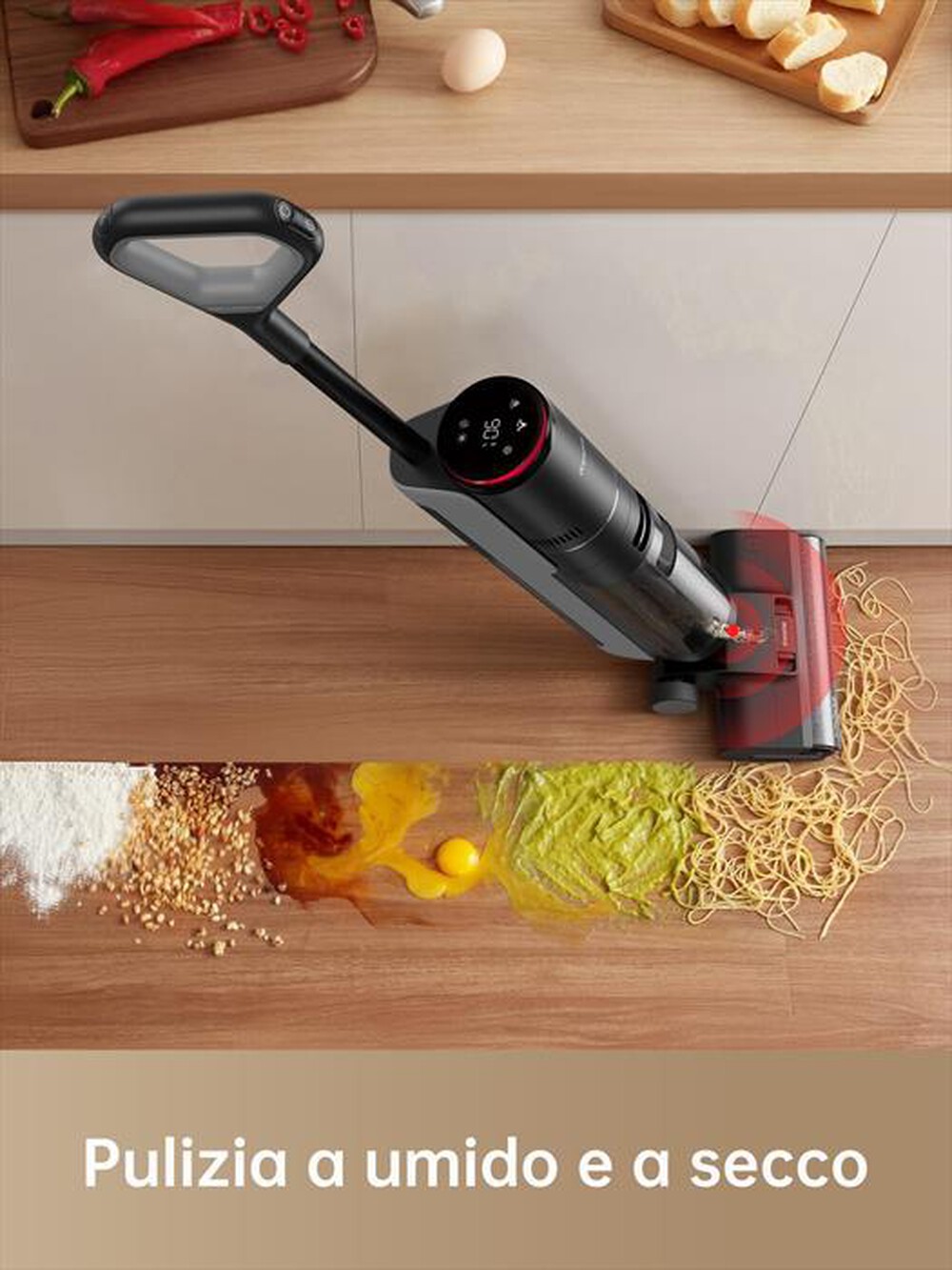 "DREAME - Lavapavimenti H12 Pro VM Combo - extra spazzola-Nero"