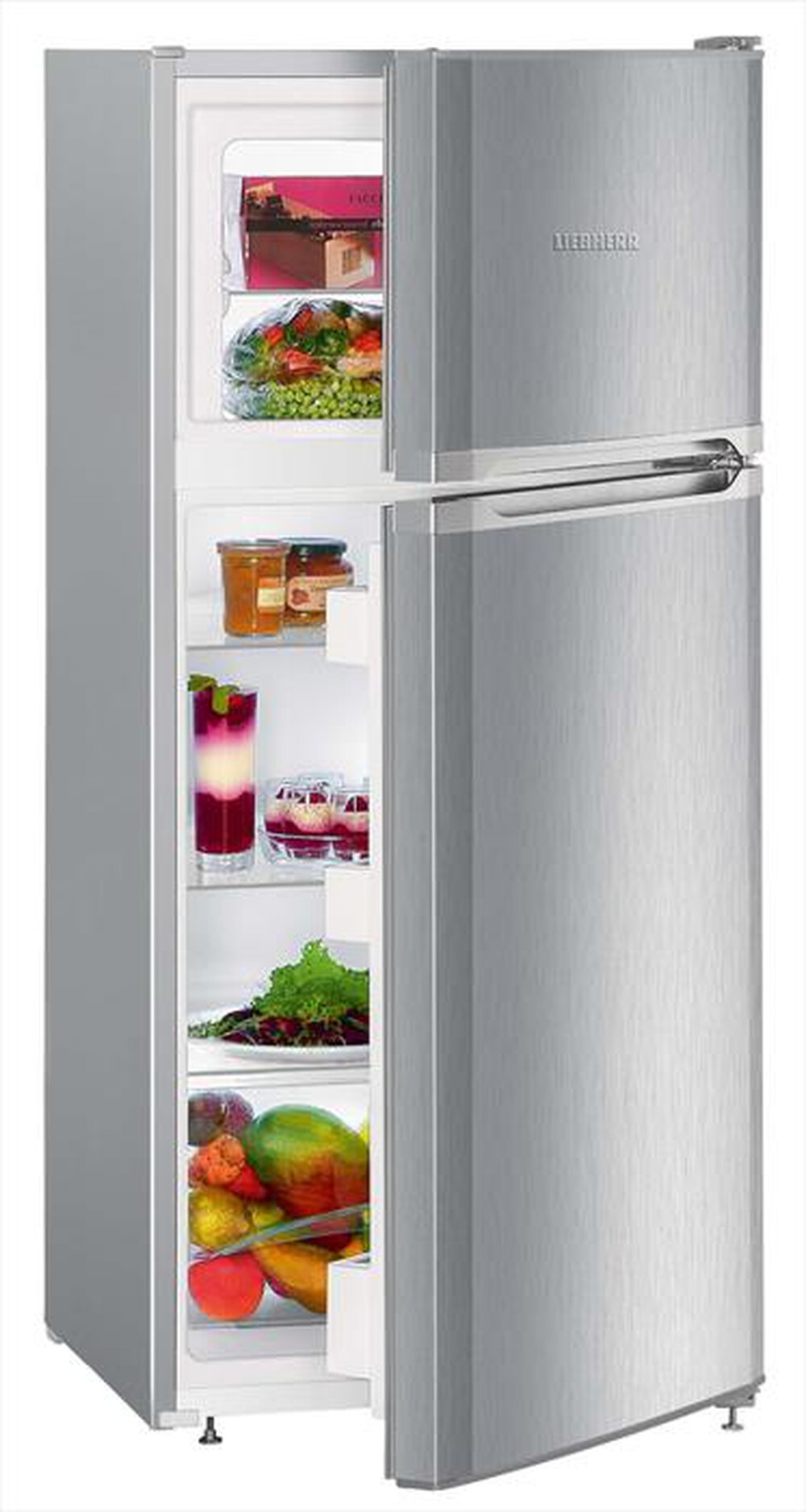 "LIEBHERR - Frigorifero 2 porte CTEL 2131-21 Classe F 202lt-Acciaio"
