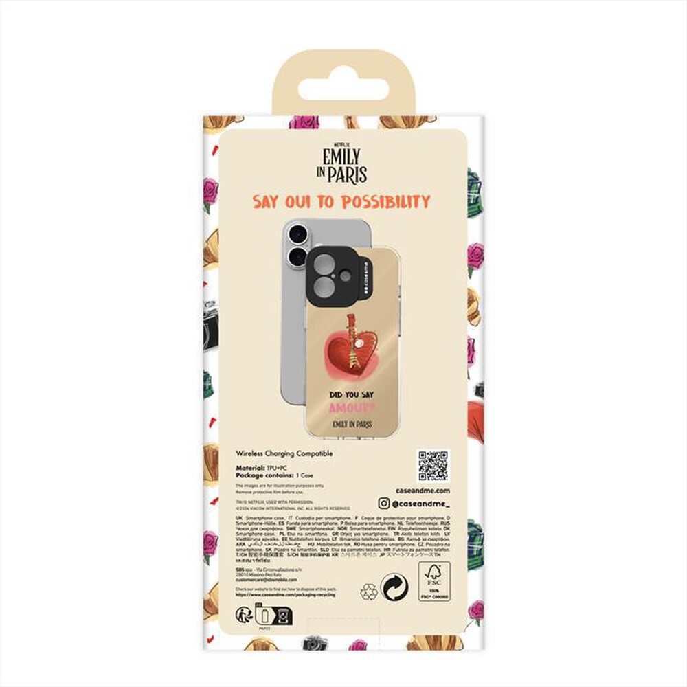 Immagine del prodotto CASEME - Cover cam Magsafe iPhone 16 Plus CMEMIPCOVMIP16671-Heart