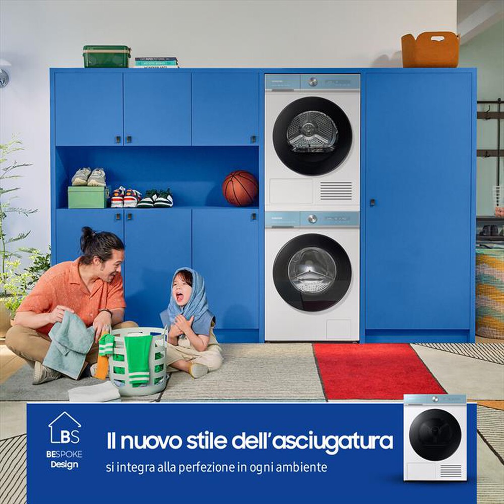 "SAMSUNG - Asciugatrice DV90BB9445GMS3 9 Kg Classe A+++-bianco"