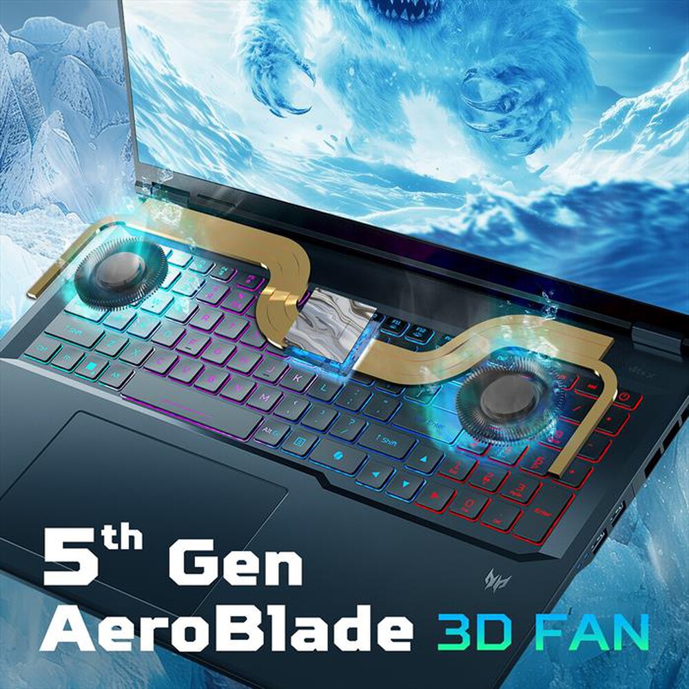 Immagine del prodotto ACER - Notebook PREDATOR HELIOS NEO 18 AI PHN18-72-914F-Nero