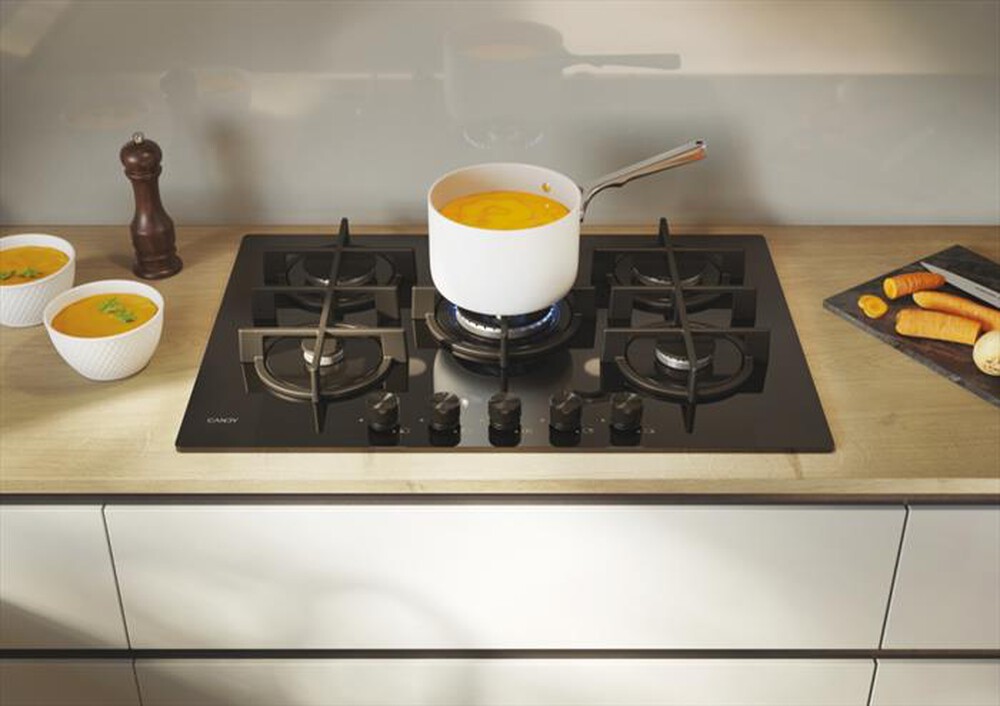 Immagine del prodotto CANDY - Piano cottura a gas CVG74WTB 75 cm-Black