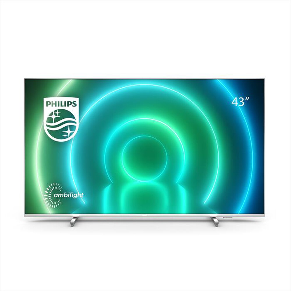 "PHILIPS - SMART TV AMBILIGHT ANDROID TV 4K 43\" 43PUS7956/12-Silver"