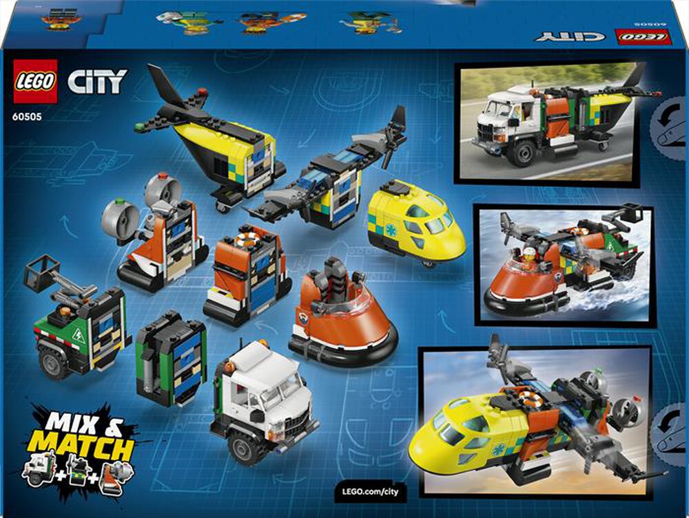 Immagine del prodotto LEGO - CITY Remix aereo, camion di servizio - 60505