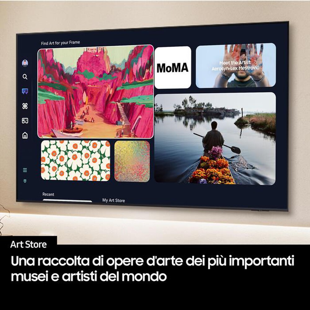 "SAMSUNG - Smart TV MINI LED UHD 4K 85\" QE85QN900FTXZT-Titan Black"