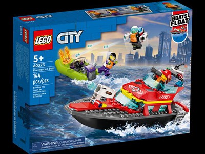 LEGO - CITY Barca di soccorso antincendio - 60373