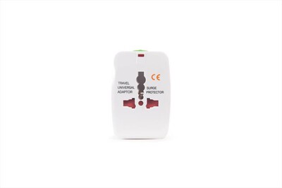 TUCANO - ALIMENTAZIONE-TRAVEL ADAPTER EU/USA/AUS/UK-Bianco