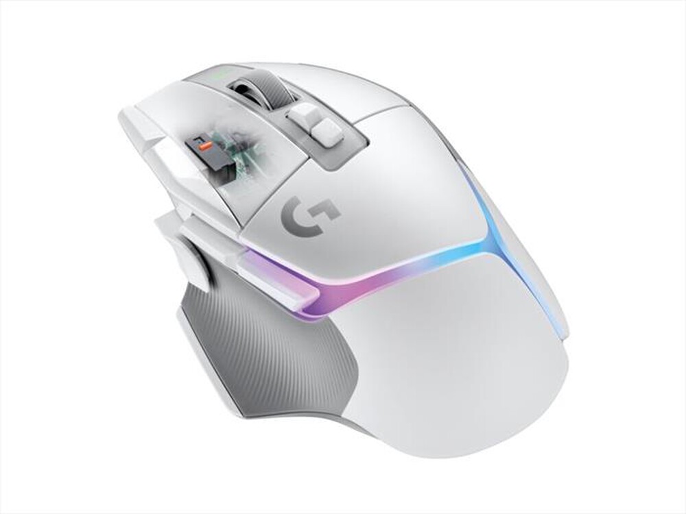 "LOGITECH - Mouse gaming G502 X PLUS-Bianco"