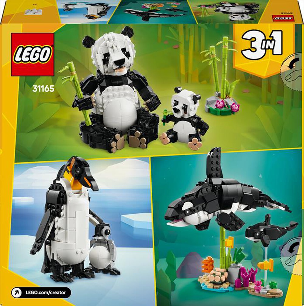 Immagine del prodotto LEGO - CREATOR Animali selvatici: famiglia di panda 31165