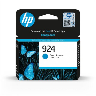 HP - 924 CARTUCCIA DI INCHIOSTRO ORIGINALE, CIANO-Ciano