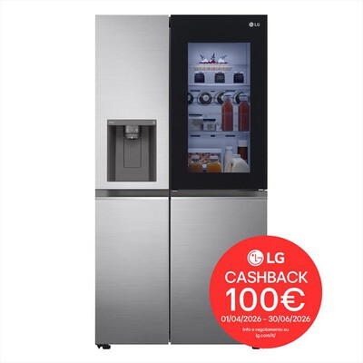LG - Frigorifero side by side GSXV80PZLE Classe E 635 l-Inox