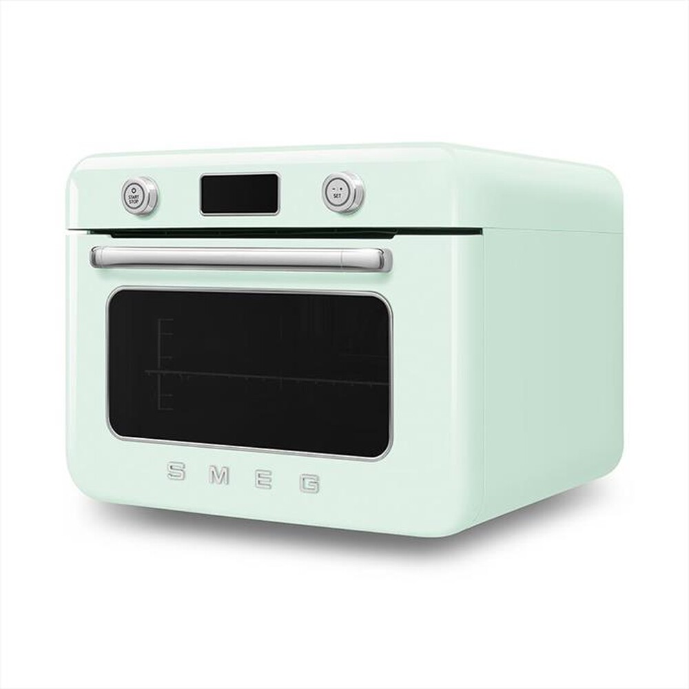"SMEG - Forno combinato a vapore da appoggio COF01PGEU-Verde Pastello"