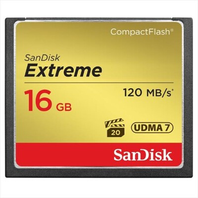 SANDISK - Compact Flash Extreme 16GB - 